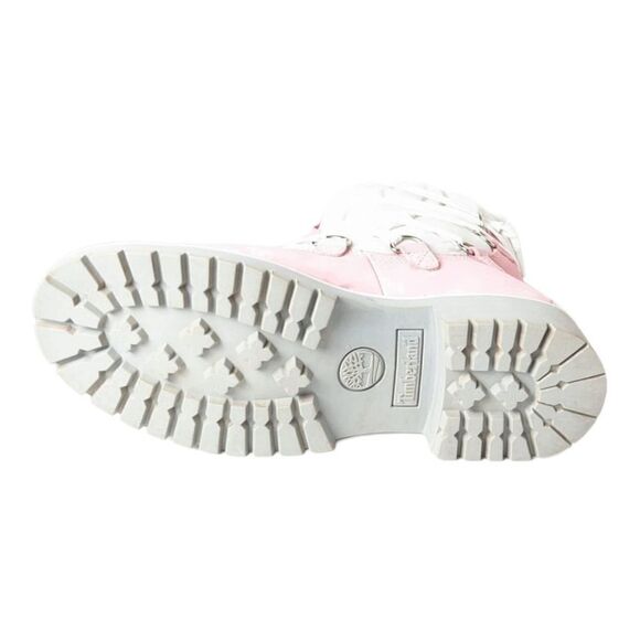 TIMBERLAND Puffy Boot 'Pink' Size 8M - Picture 6 of 7